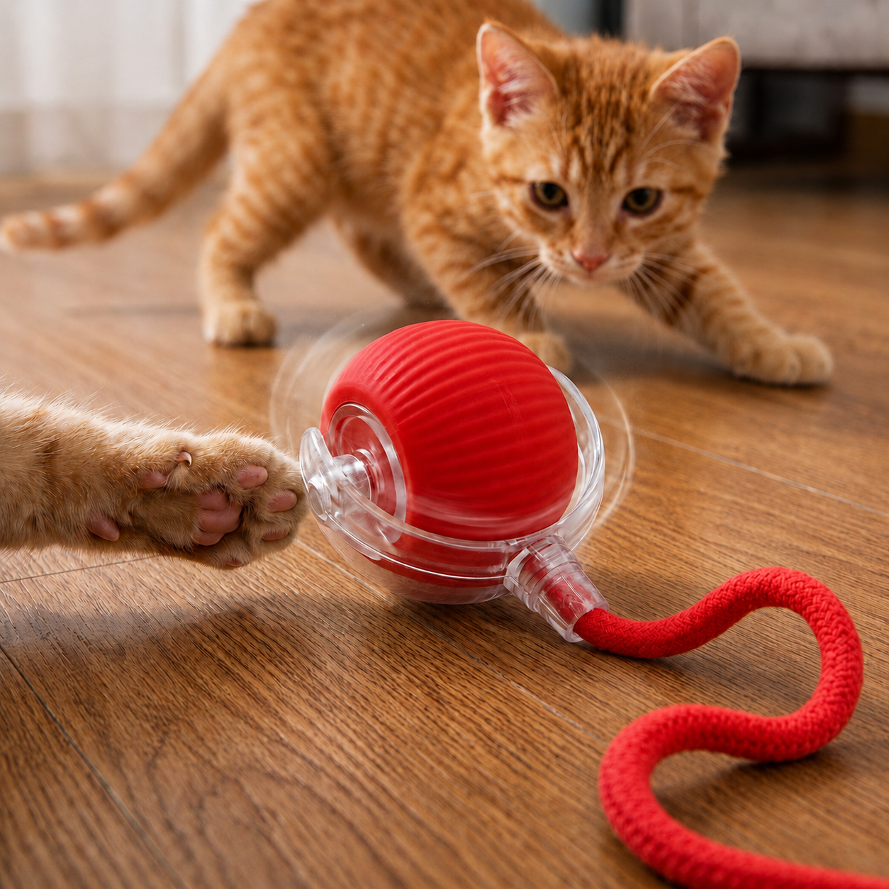PurrBall: ¡El juguete definitivo para gatos con diversión y entretenimiento sin fin!