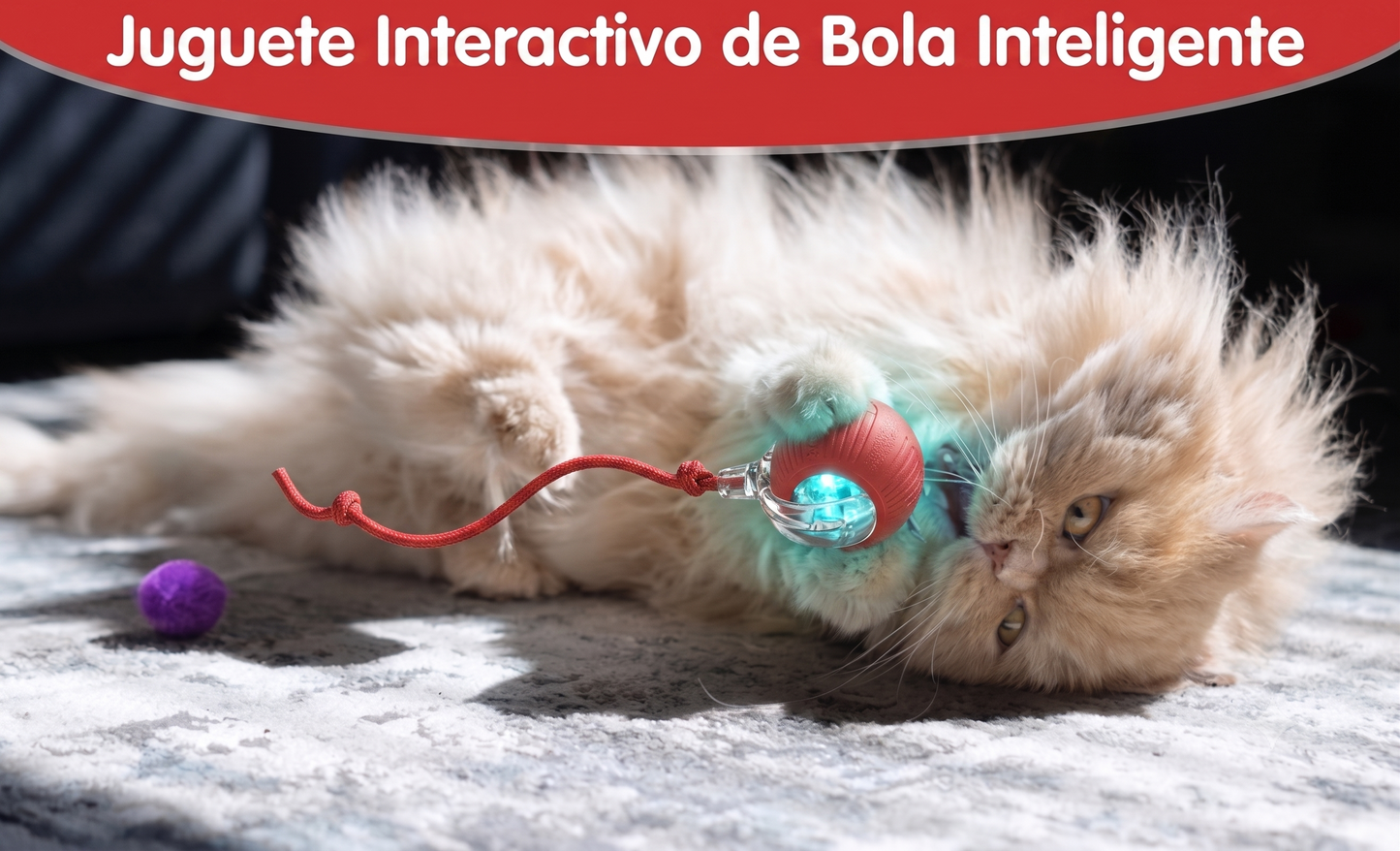 PurrBall: ¡El juguete definitivo para gatos con diversión y entretenimiento sin fin!
